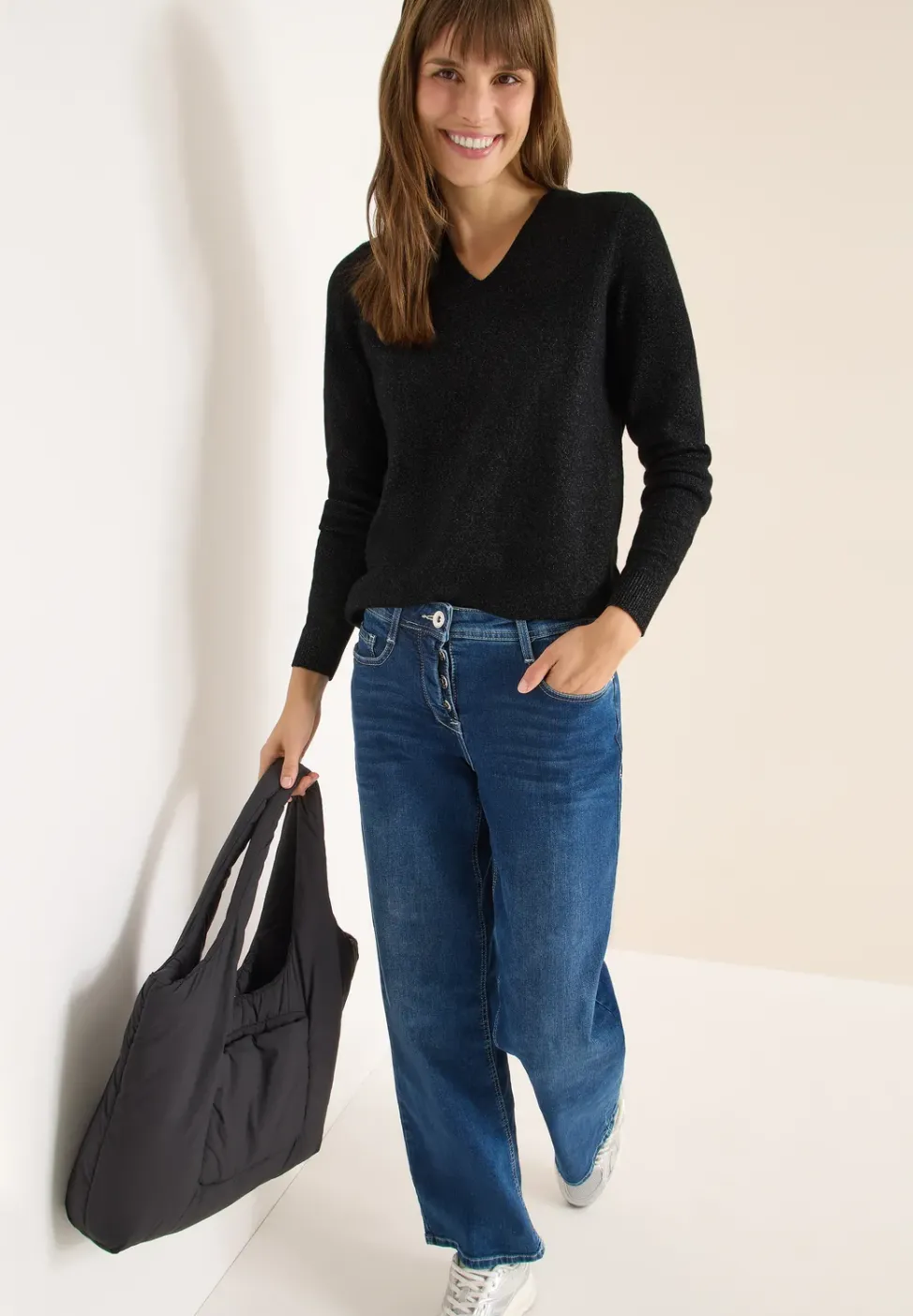 Kuscheliger V-Neck Pullover