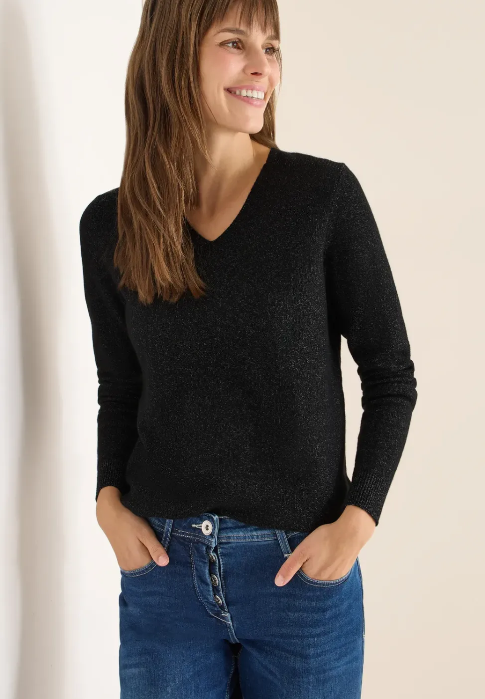 Kuscheliger V-Neck Pullover