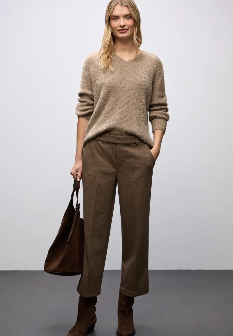 Kuscheliger V-Neck Pullover