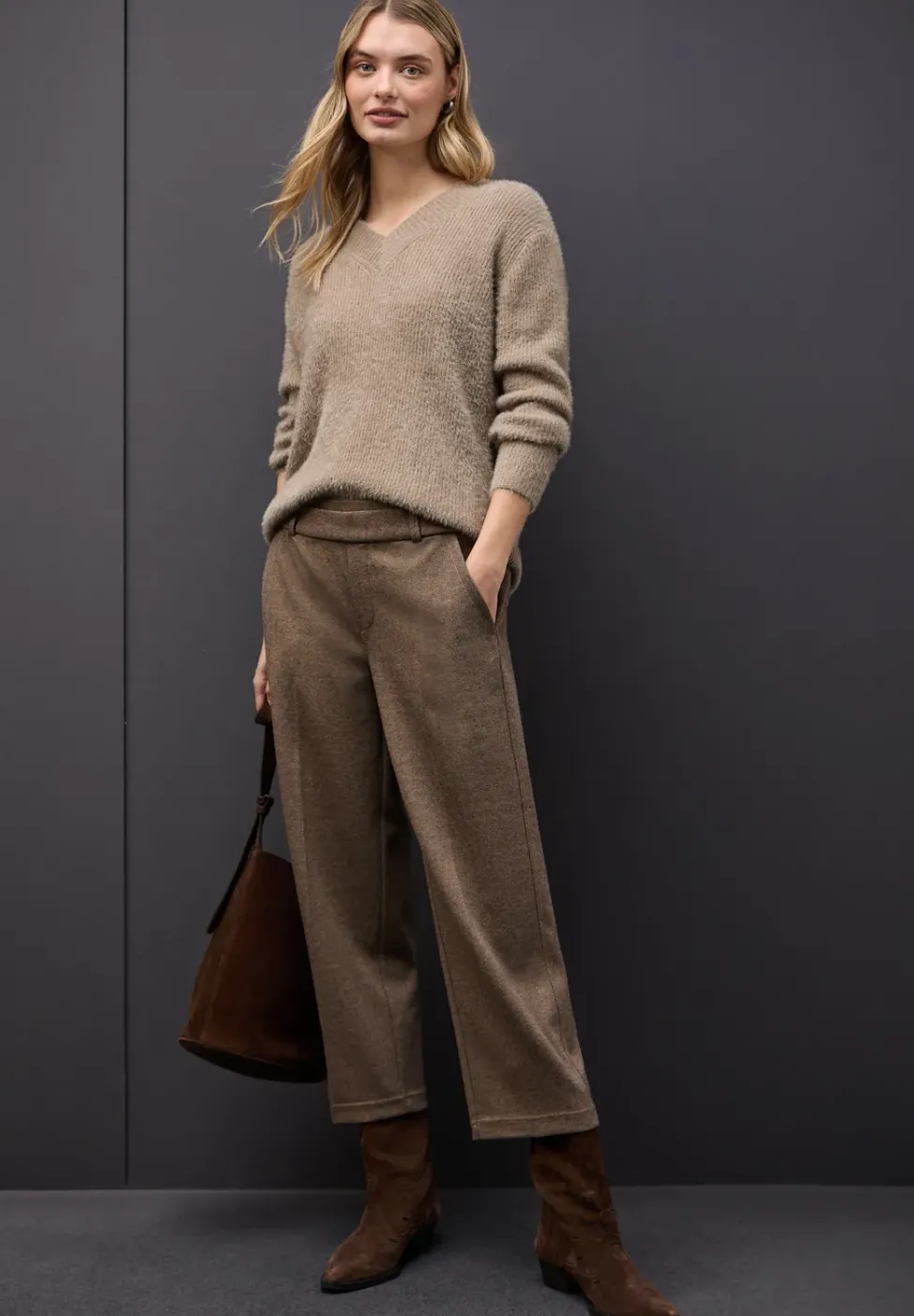 Kuscheliger V-Neck Pullover