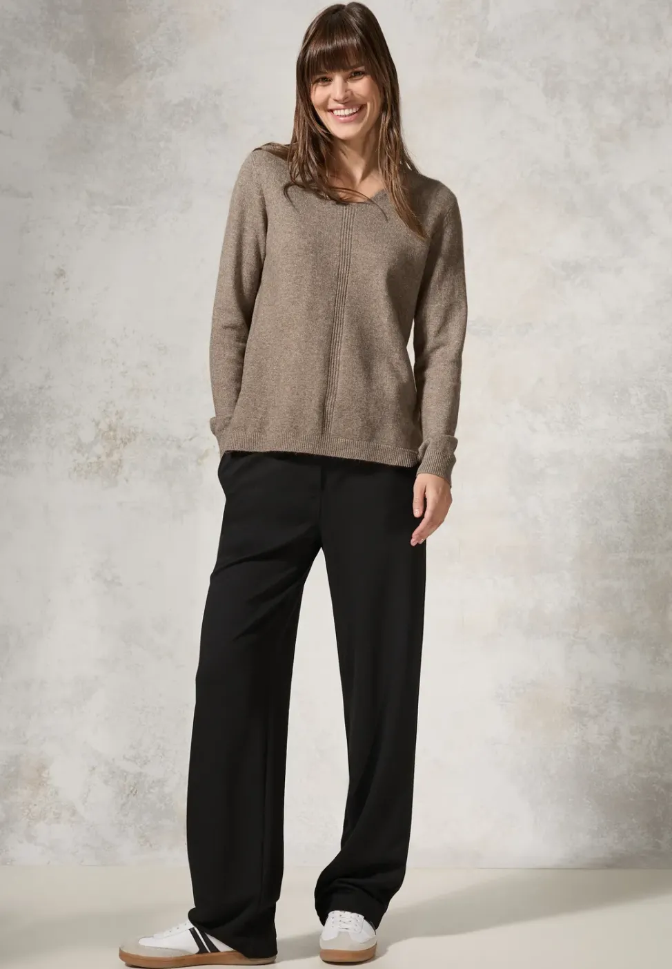 Kuscheliger V-Neck Pullover