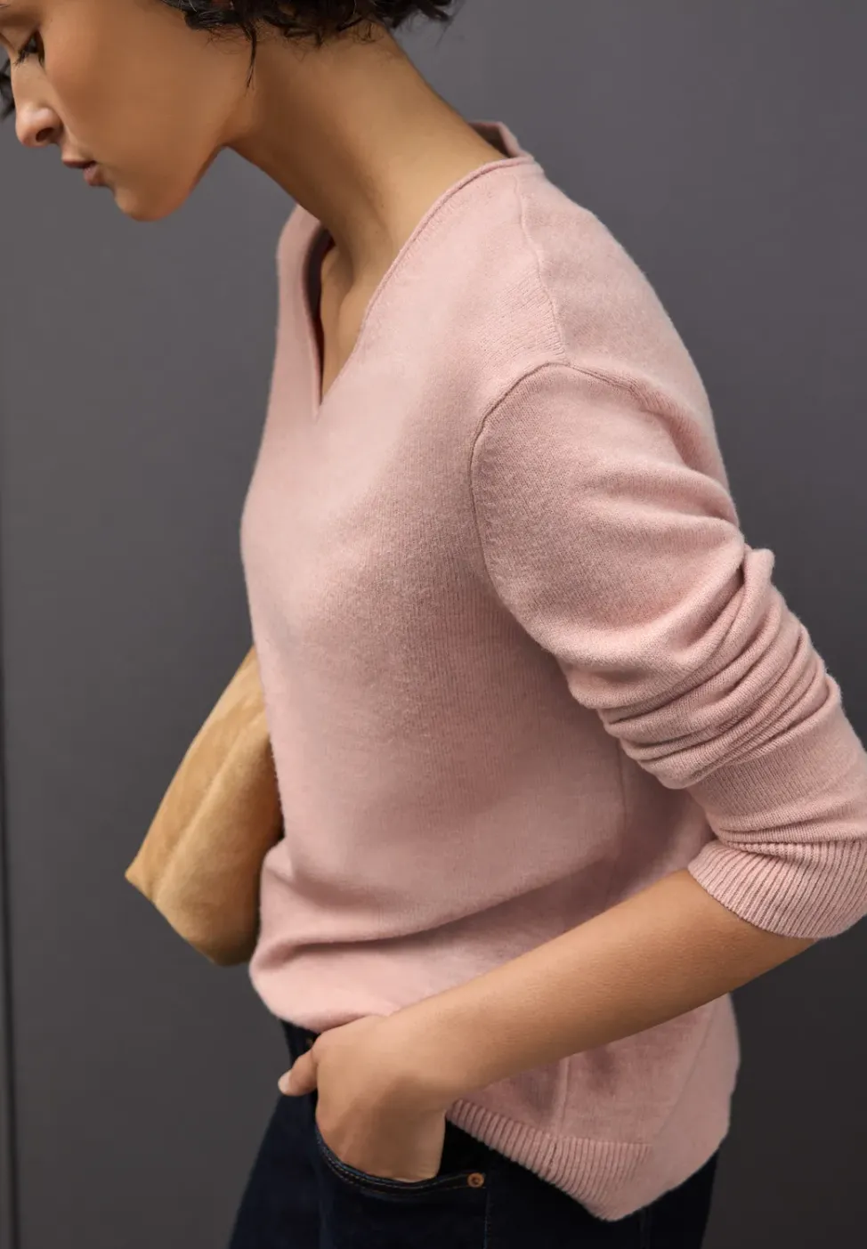 Kuscheliger V-Neck Pullover