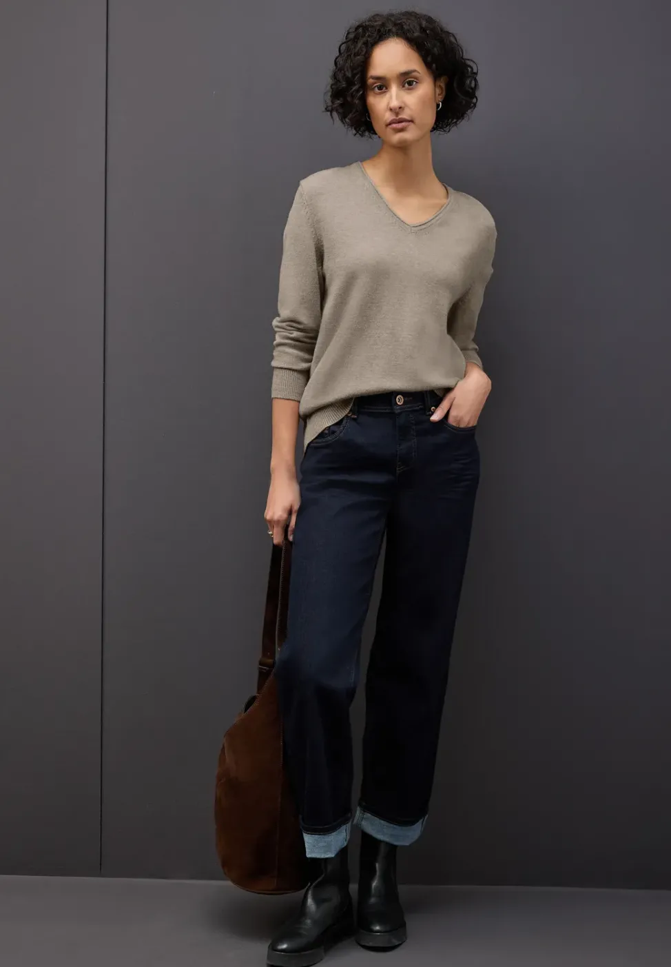 Kuscheliger V-Neck Pullover