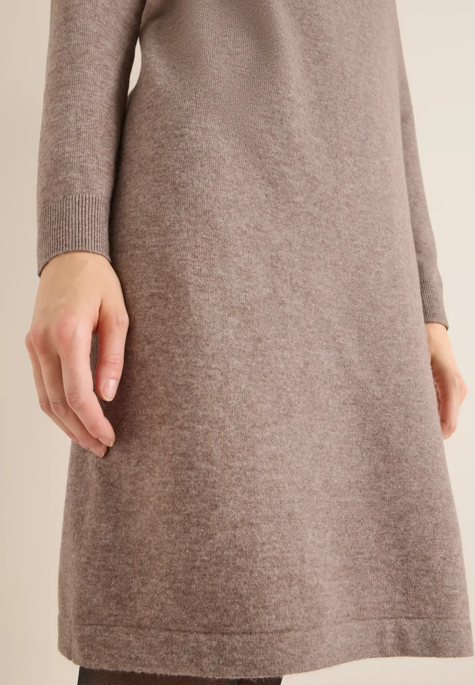 Kuscheliges Rollkragenkleid