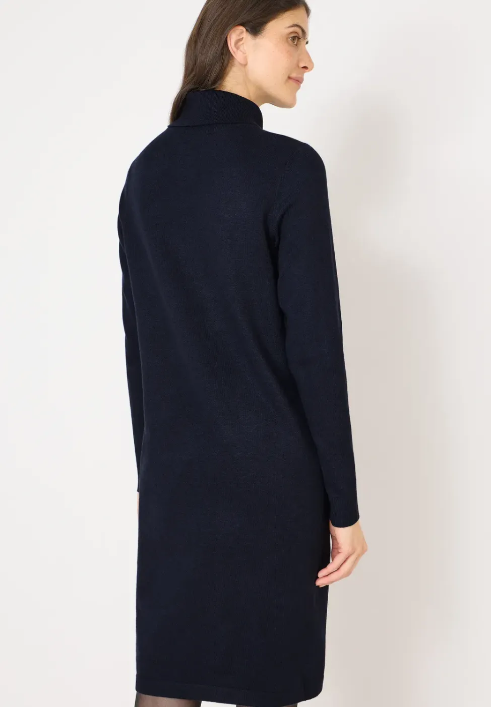 Kuscheliges Rollkragenkleid