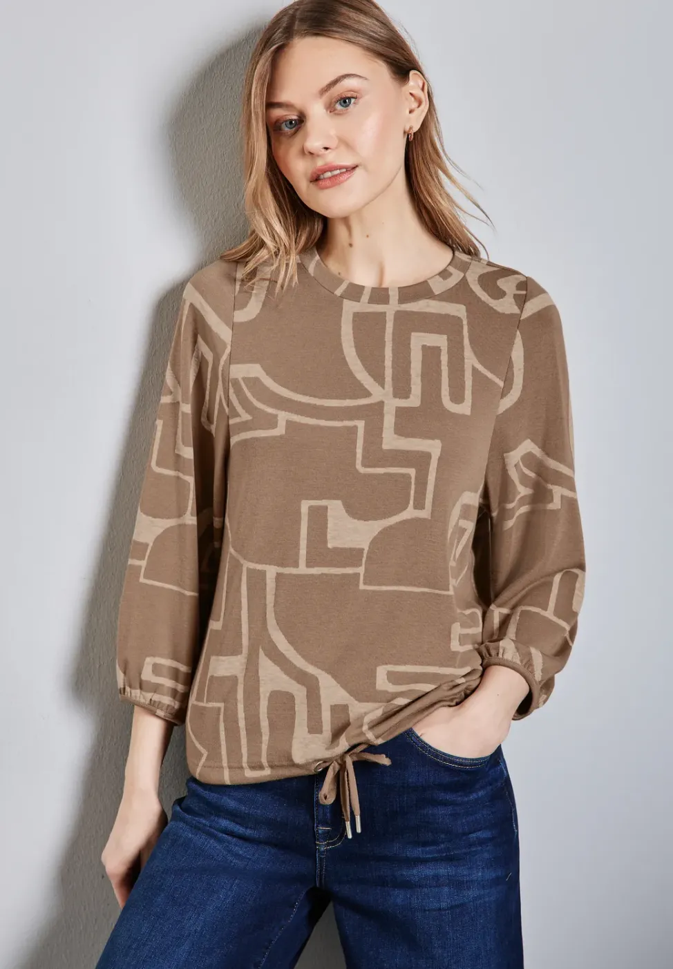 Kuscheliges Shirt mit Print
