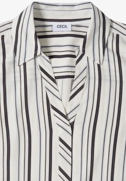 Langarm Bluse mit Multicolor Streifen