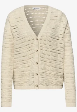 Langarm Cardigan mit V-Neck
