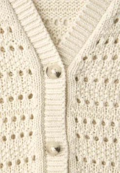 Langarm Cardigan mit V-Neck