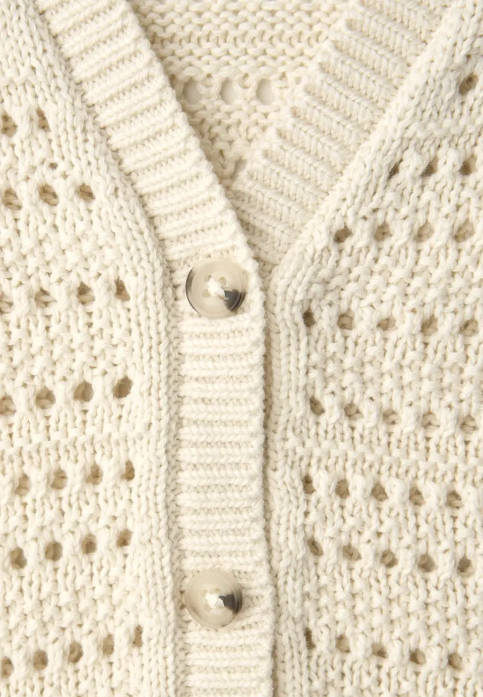Langarm Cardigan mit V-Neck