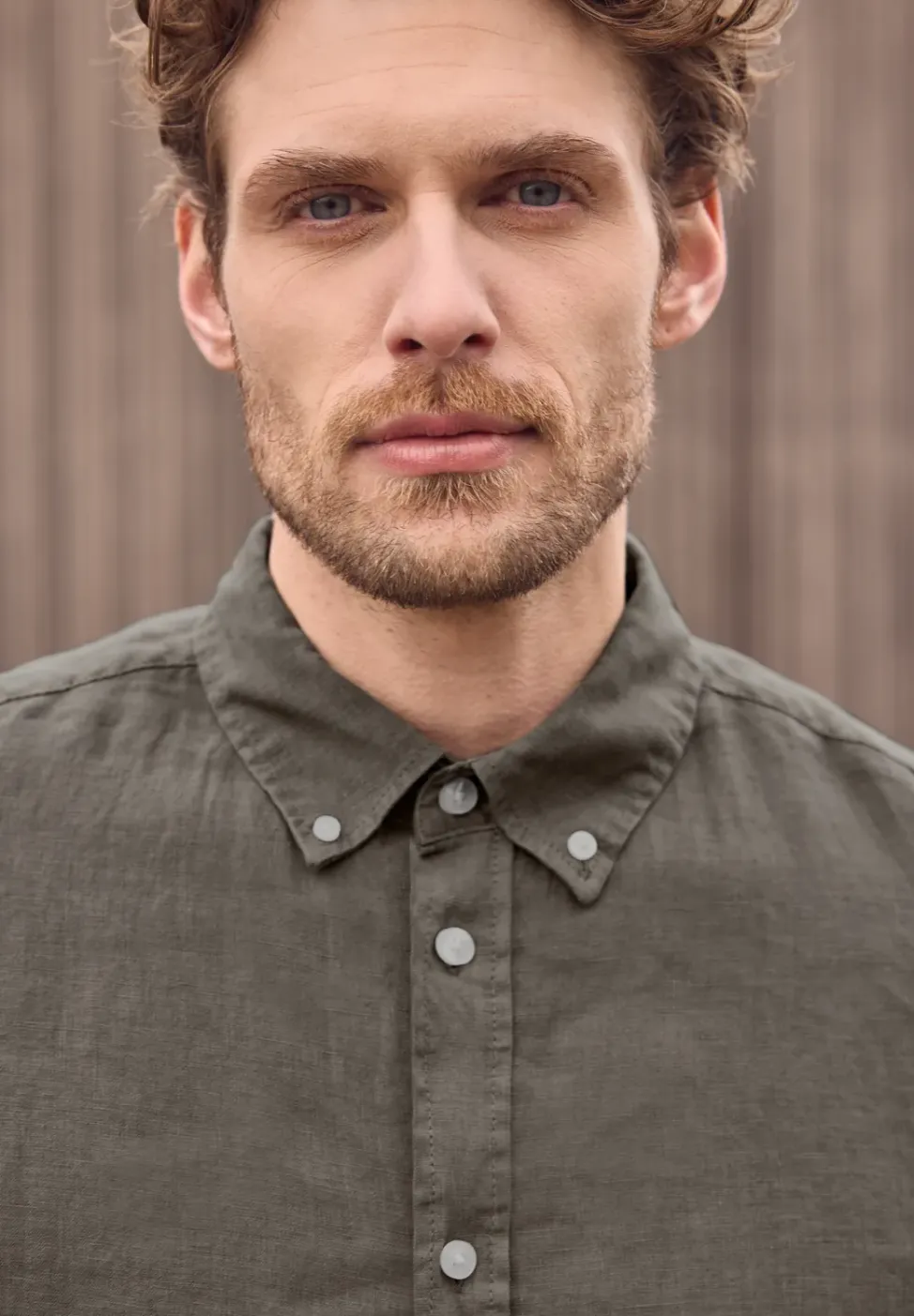 Langarm Hemd aus Leinen