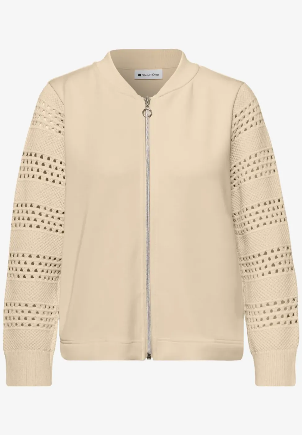 Langarm Jacke im Silk-Look
