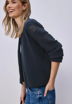 Langarm Jacke im Silk-Look