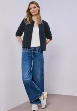 Langarm Jacke im Silk-Look