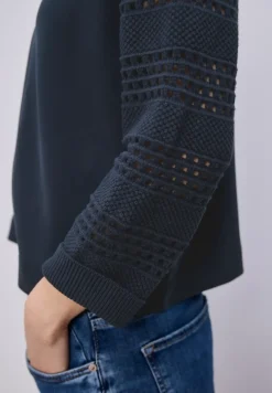 Langarm Jacke im Silk-Look