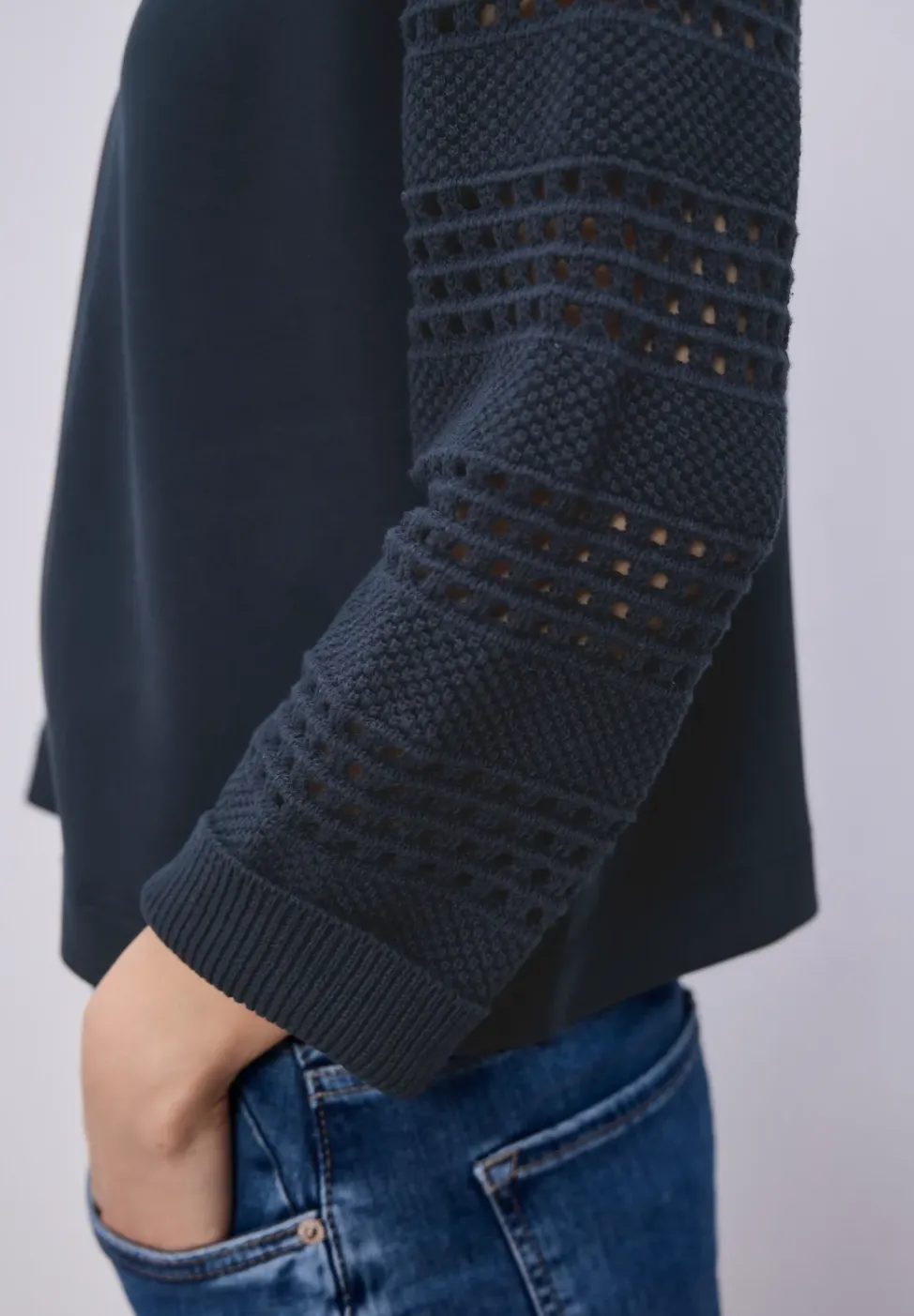 Langarm Jacke im Silk-Look