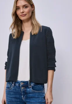 Langarm Jacke im Silk-Look