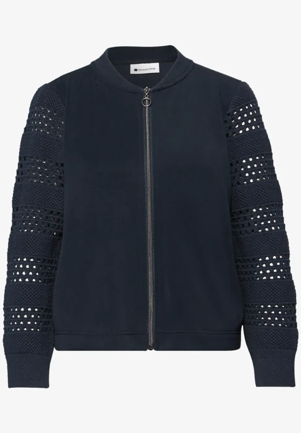 Langarm Jacke im Silk-Look