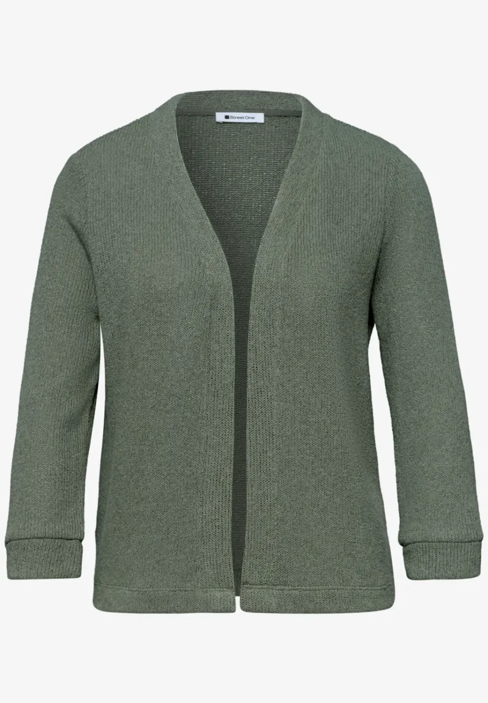 Langarm Jacke im Strick-Look