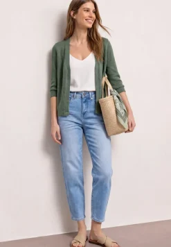 Langarm Jacke im Strick-Look