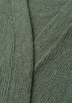 Langarm Jacke im Strick-Look