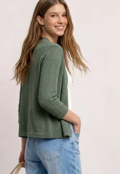 Langarm Jacke im Strick-Look