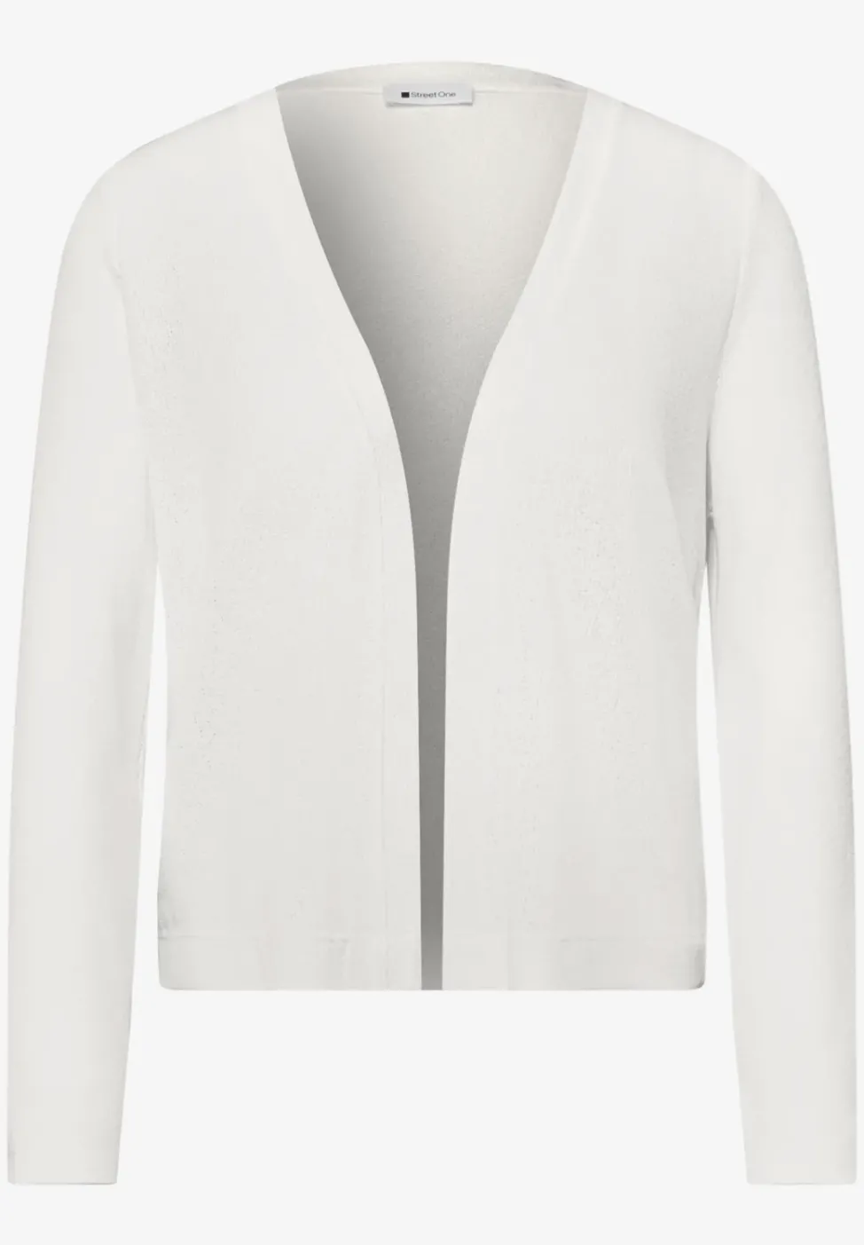 Langarm Jacke im Strick-Look