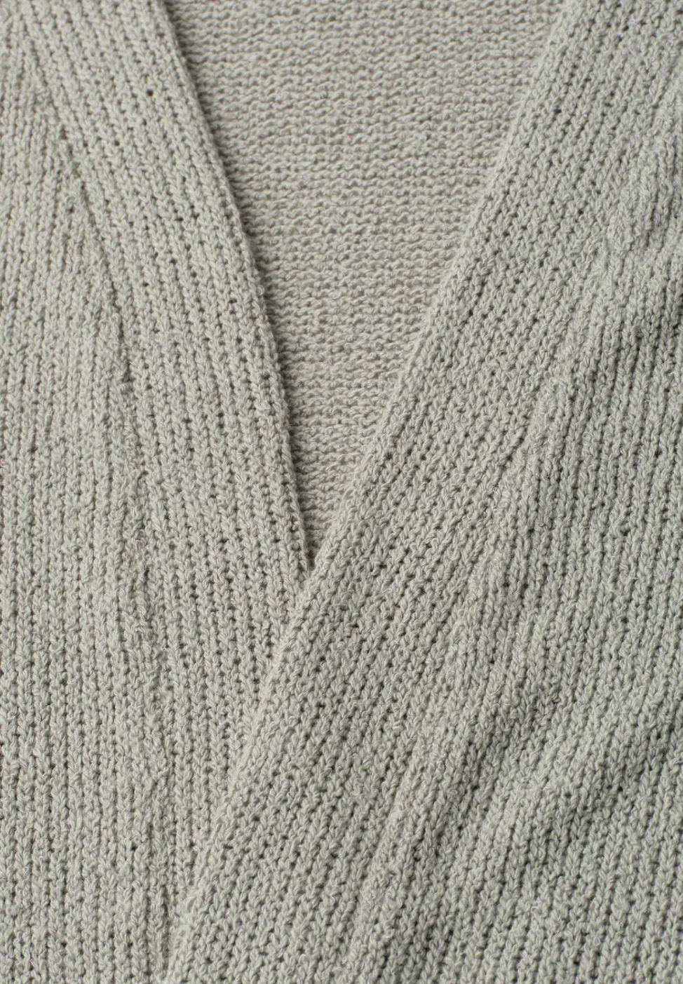 Langarm Jacke im Strick-Look