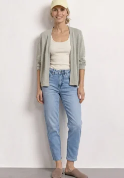 Langarm Jacke im Strick-Look