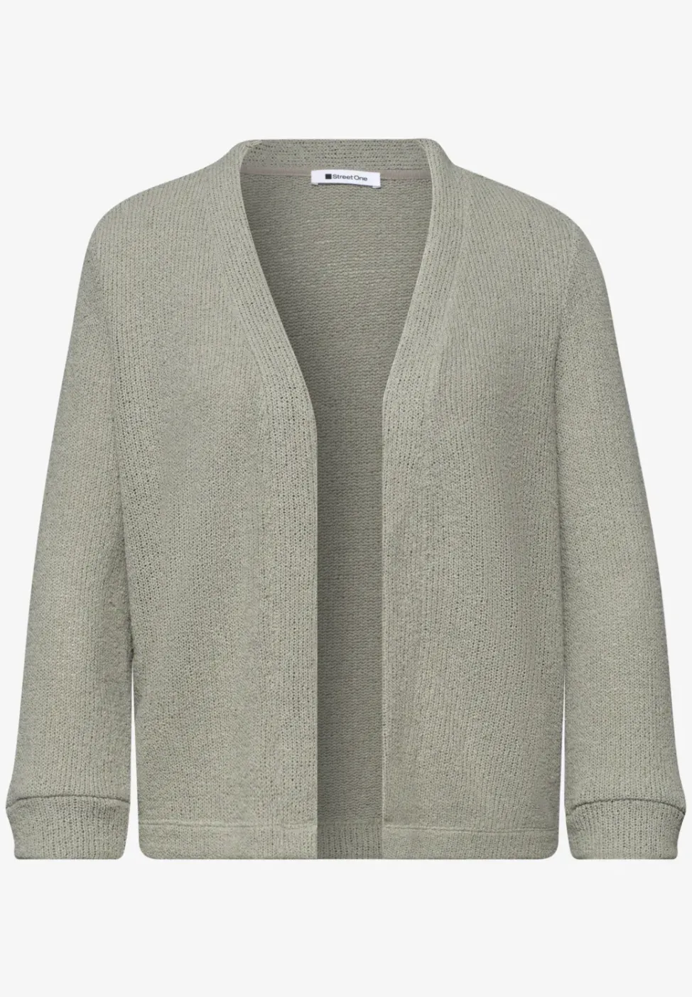 Langarm Jacke im Strick-Look