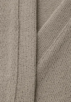 Langarm Jacke im Strick-Look
