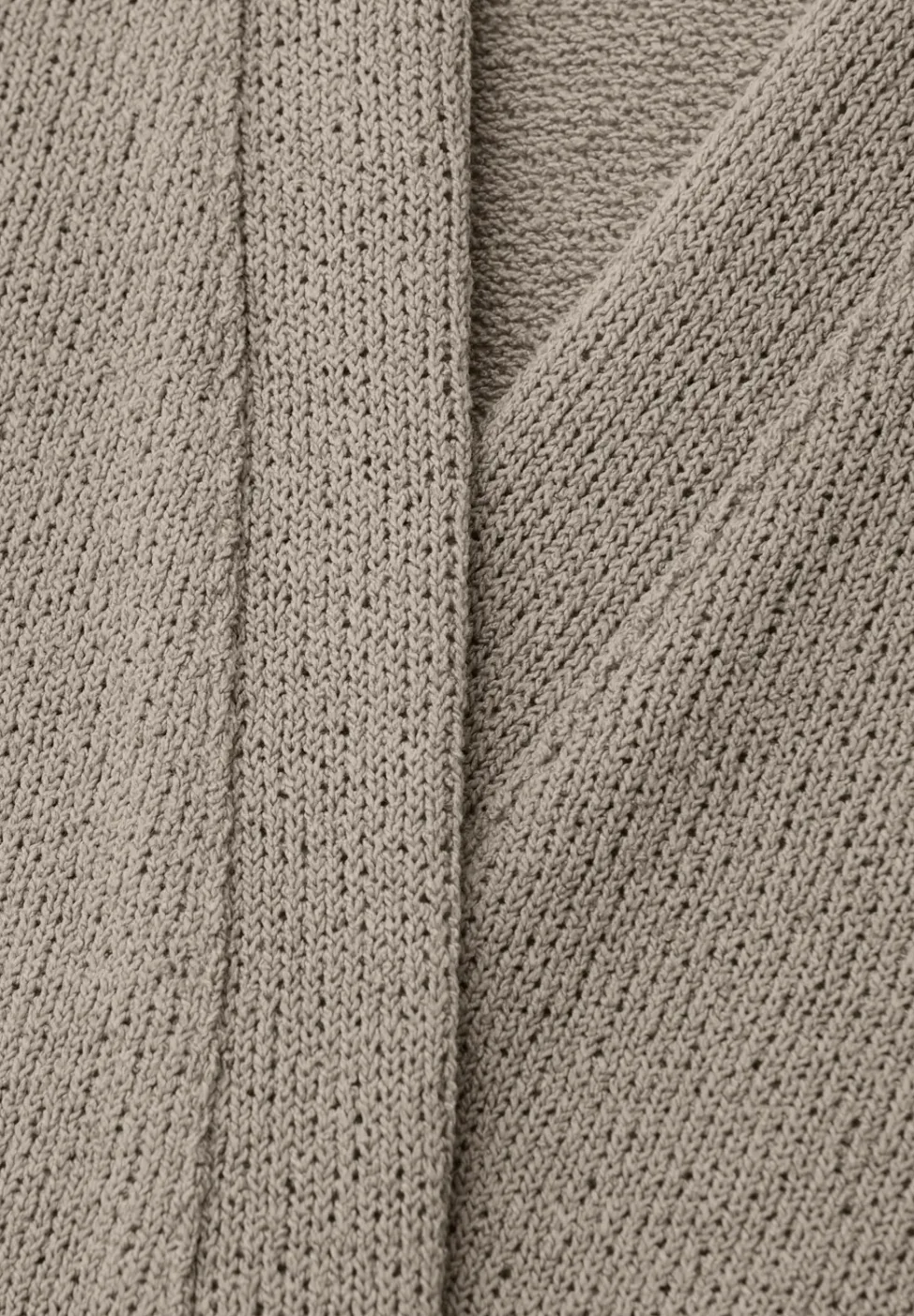 Langarm Jacke im Strick-Look