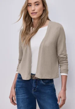 Langarm Jacke im Strick-Look