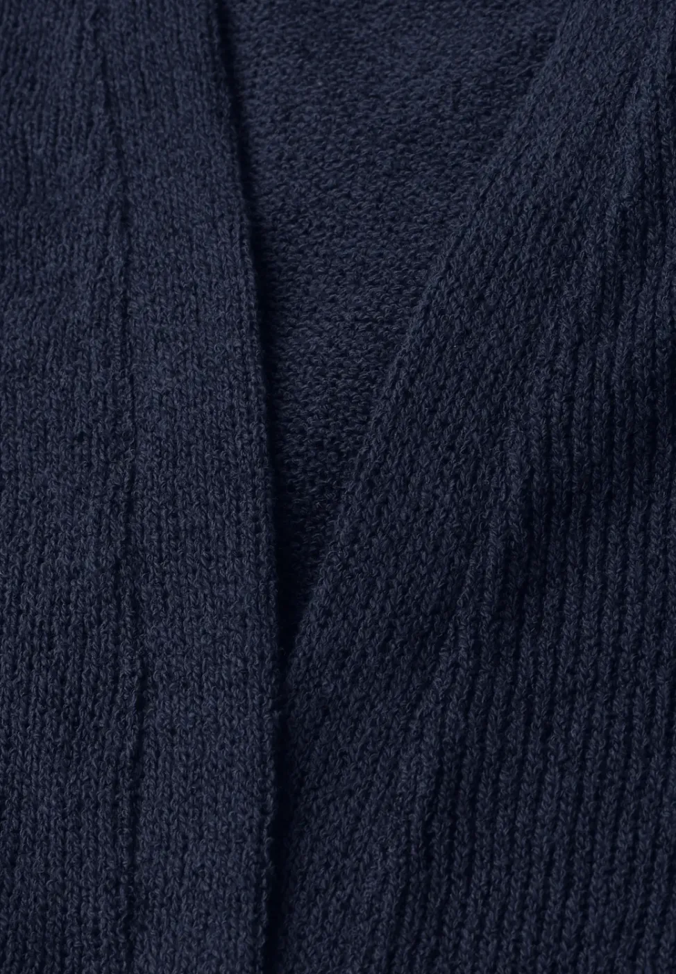 Langarm Jacke im Strick-Look