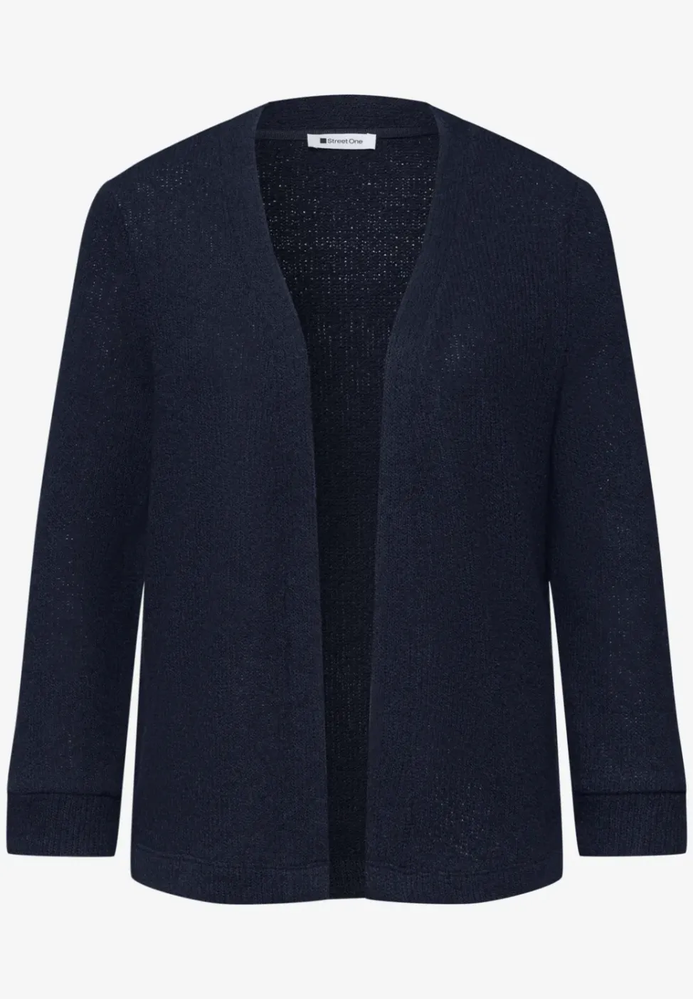 Langarm Jacke im Strick-Look