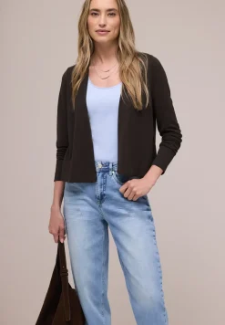 Langarm Jacke im Strick-Look