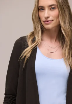 Langarm Jacke im Strick-Look