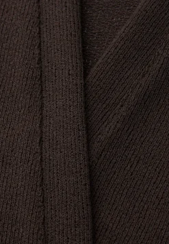 Langarm Jacke im Strick-Look
