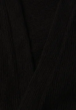 Langarm Jacke im Strick-Look