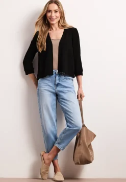 Langarm Jacke im Strick-Look