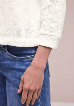 Langarm Jacke im Strick-Look