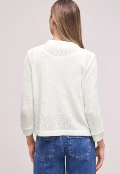 Langarm Jacke im Strick-Look