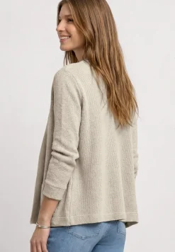 Langarm Jacke im Strick-Look