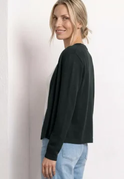 Langarm Jacke im Strick-Look