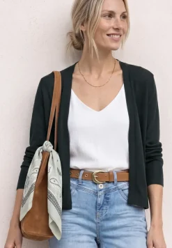 Langarm Jacke im Strick-Look
