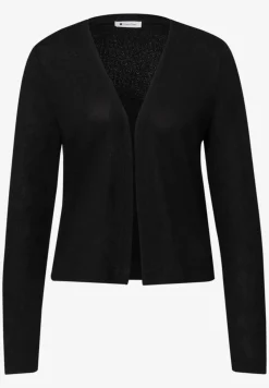 Langarm Jacke im Strick-Look
