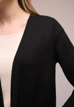 Langarm Jacke im Strick-Look