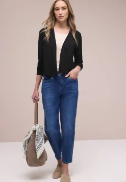 Langarm Jacke im Strick-Look