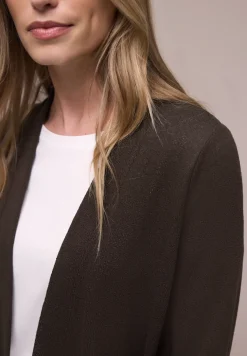 Langarm Jacke im verlängerten Schnitt