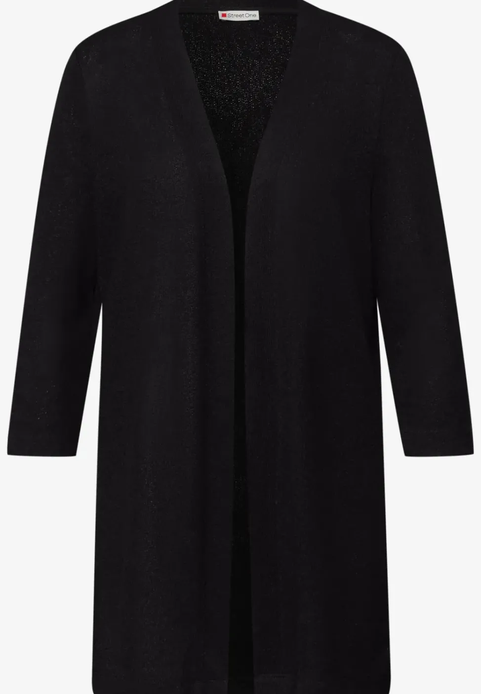 Langarm Jacke im verlängerten Schnitt